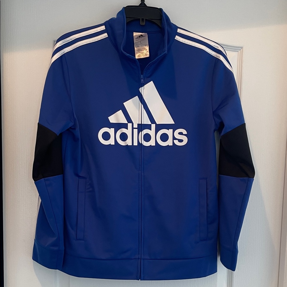 Adidas Kids Royal Blue and Black Jacket